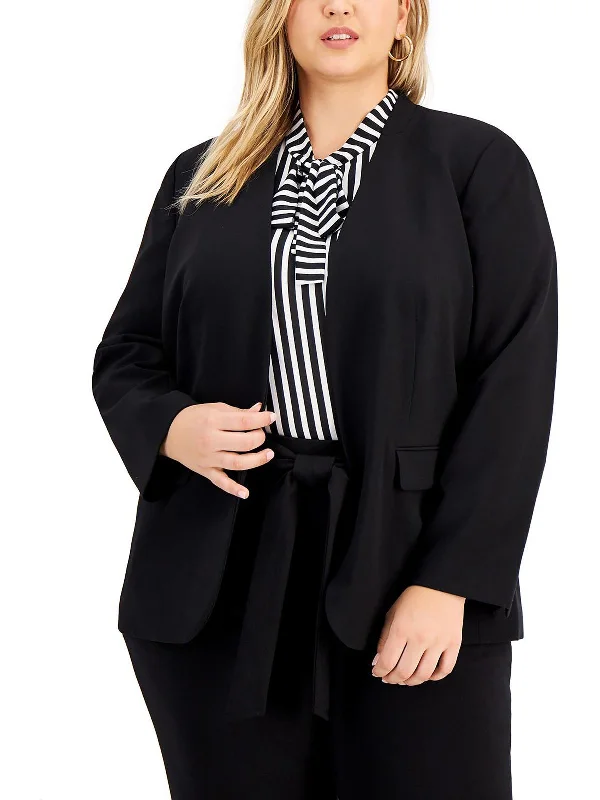 Plus Womens Office Business Open-Front Blazer Blazers for Women’s Wardrobe