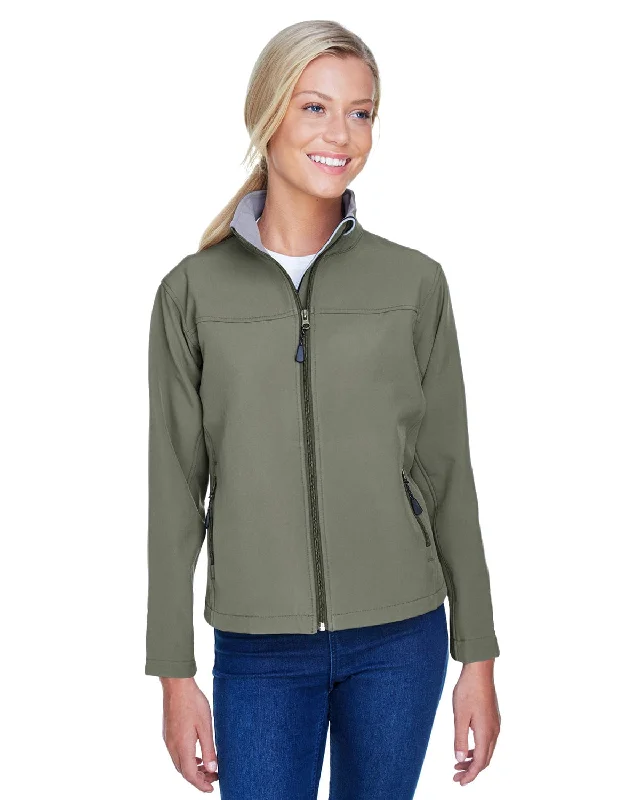 Devon & Jones Ladies Soft Shell Jacket | Olive Women's Adidas jackets