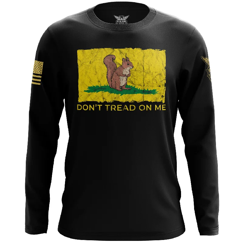 Don't Tread On Me Squirrel Long Sleeve Shirt