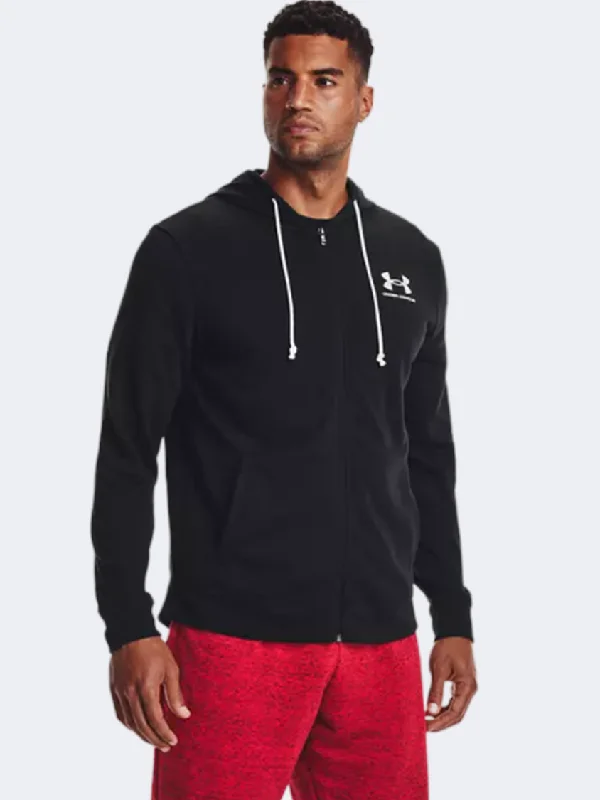 Under Armour Rival Terry Men Lifestyle Hoody Black/Onyx White Women's quilted jackets