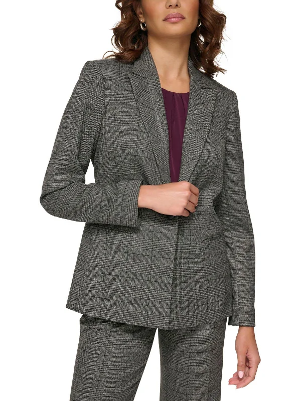 Petites Womens Suit Separate Office One-Button Blazer Women’s Blazer Fashion