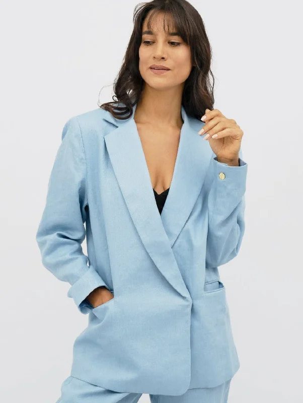 Havana Linen Oversized Blazer | Summer House Women's eco-friendly jackets