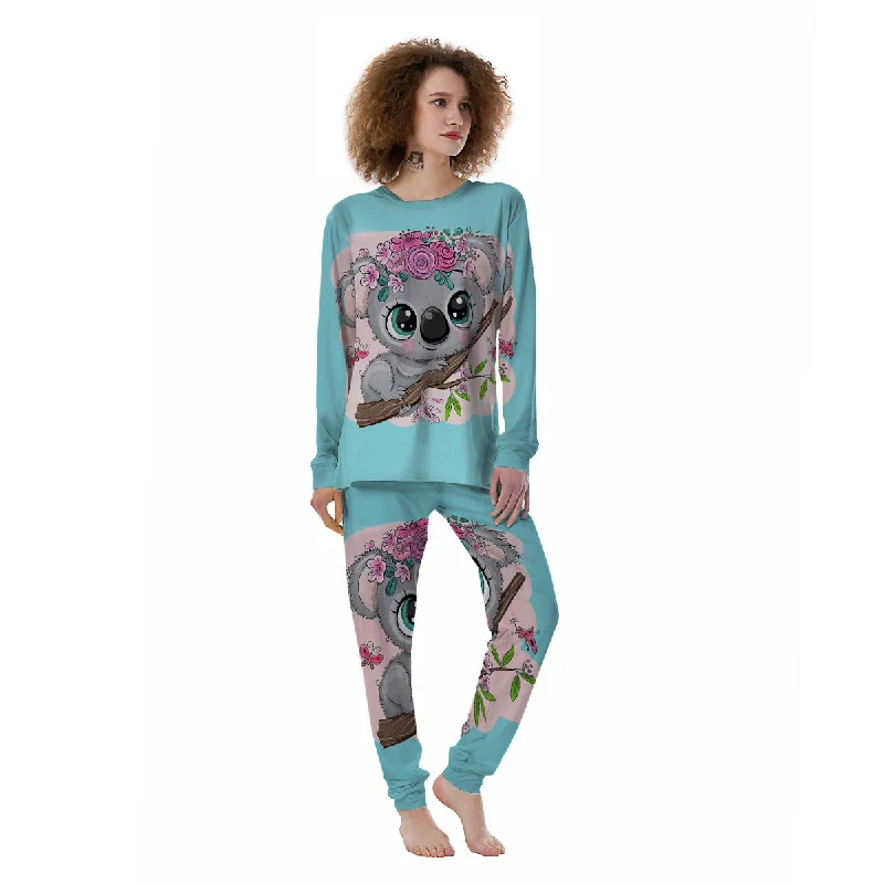 Koala Cute Print Women's Pajamas Classic pajama sets