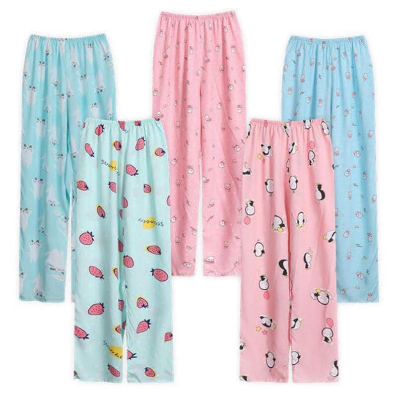 Pack of 3 Printed Random Color trouser For women Cozy pajama sets