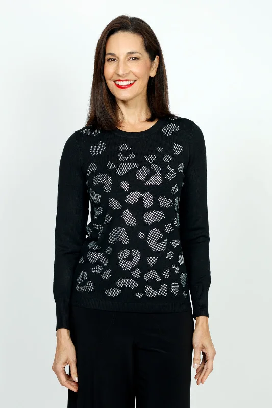 Metric Sequin Shapes Sweater Cheap sweaters