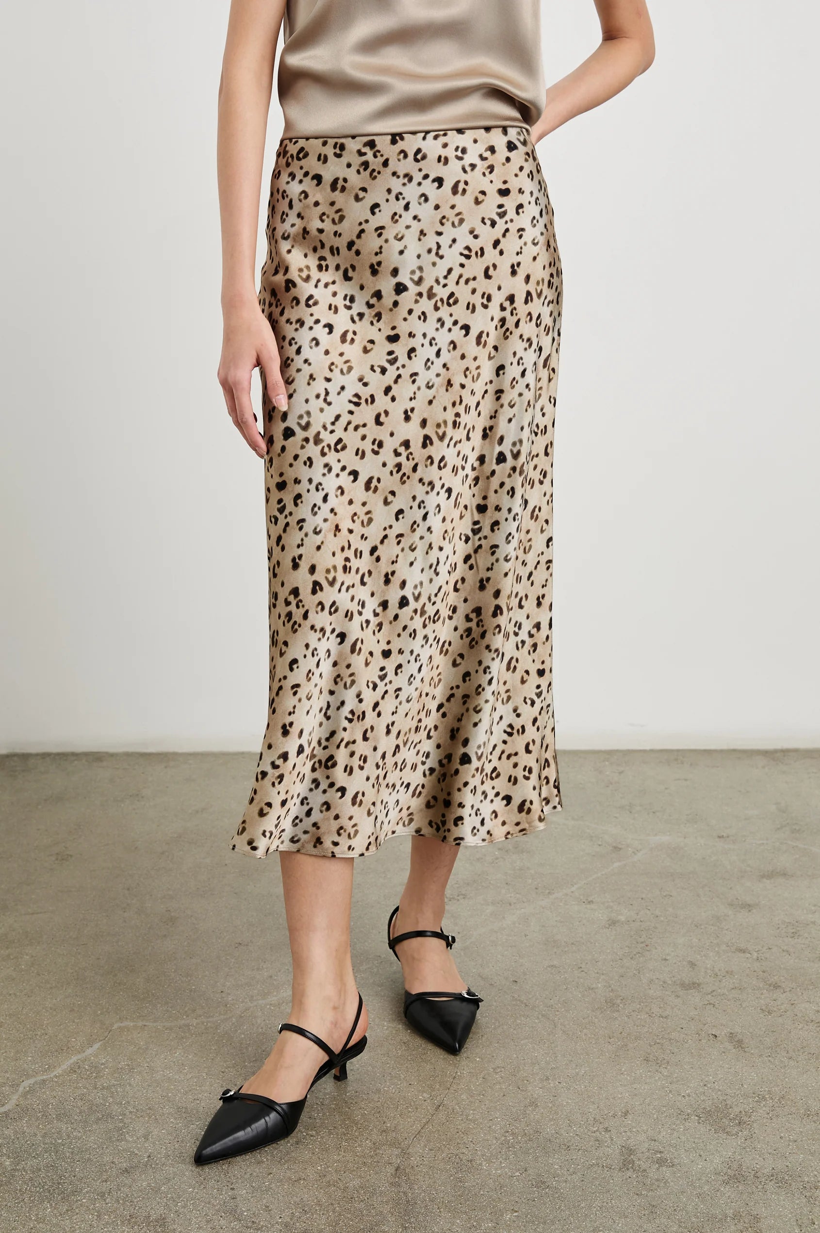 Anya Skirt ~ Champagne Leopard Stretchy unclassified skirts