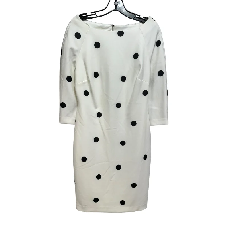 Sheath Dress Work By Tommy Hilfiger In Polkadot Pattern, Size: 8 Chiffon floral dresses