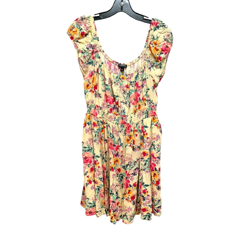 Dress Casual Short By Torrid In Floral Print, Size: L Date night floral dresses