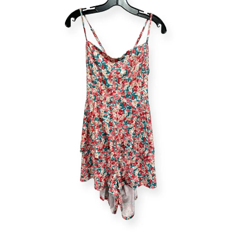 Floral Print Romper Shein, Size 3x Cheap floral dresses