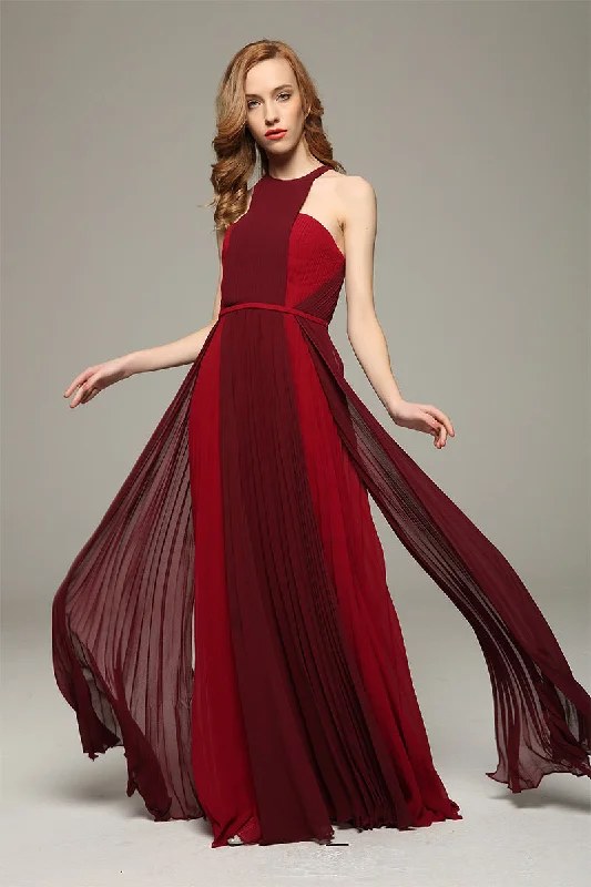 Burgundy Two Tone Prom Dress Evening Gown Graduation unclassified dresses