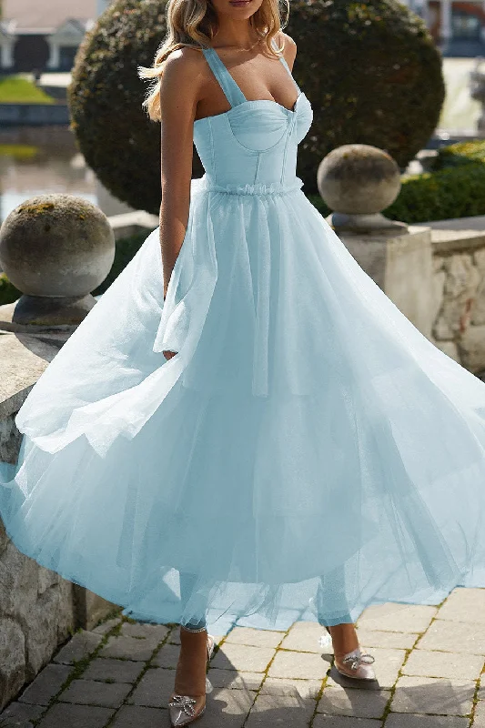 Light Sky Blue A-Line Prom Dress Lightweight unclassified dresses