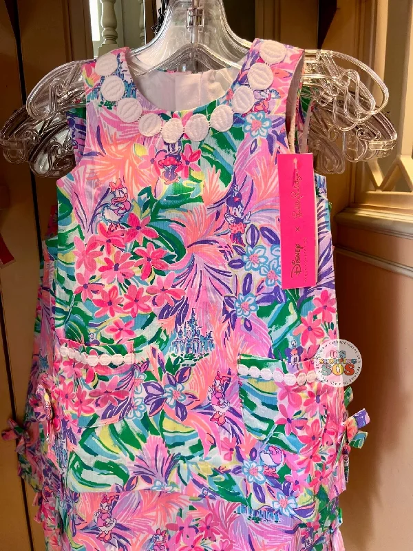 DLR/WDW - Disney x Lilly Pulitzer - Minnie & Daisy Disney Dreaming Classic Shif Dress (Girls) Bodycon unclassified dresses