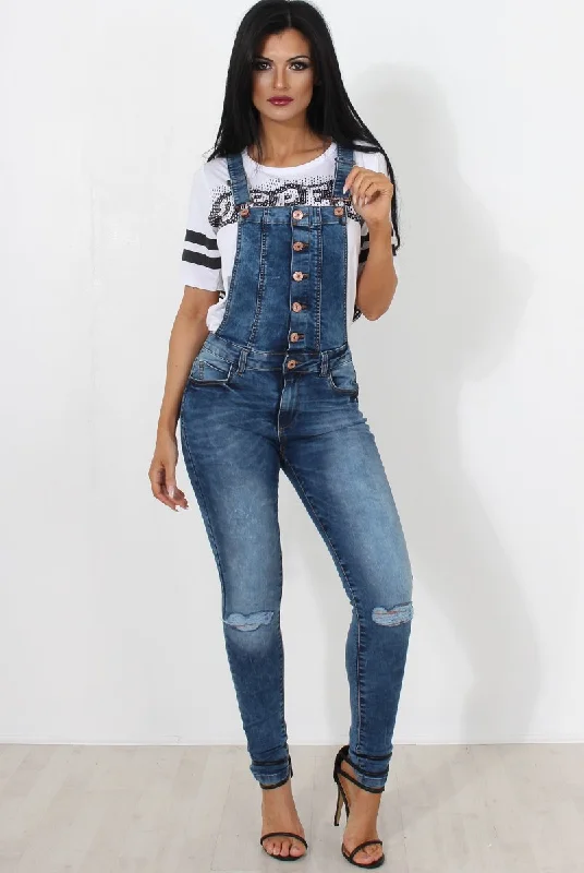 Lavine Dark Blue Dungarees Trendy new unclassified dresses