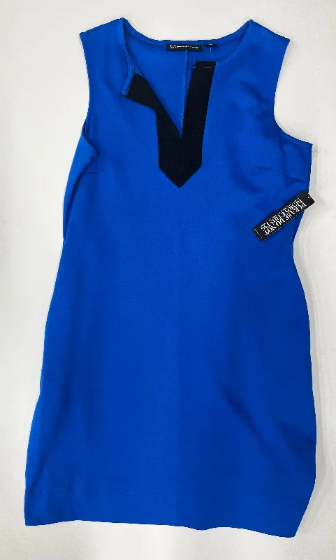 New York & Company Sleeveless V-Neck Dress Blue NWT Size S Pastel unclassified dresses