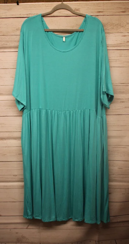 PSFU BlueTeal Aqua-y Color Dress Boho unclassified dresses