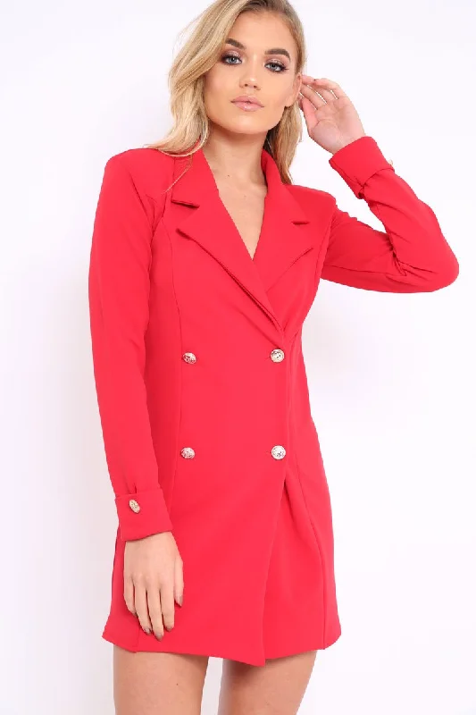 Red Blazer Dress - Maura Bodycon unclassified dresses