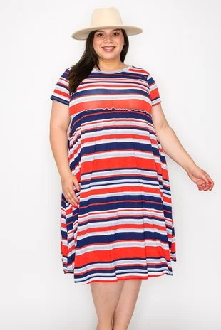 Red White Blue Dress Boho unclassified dresses