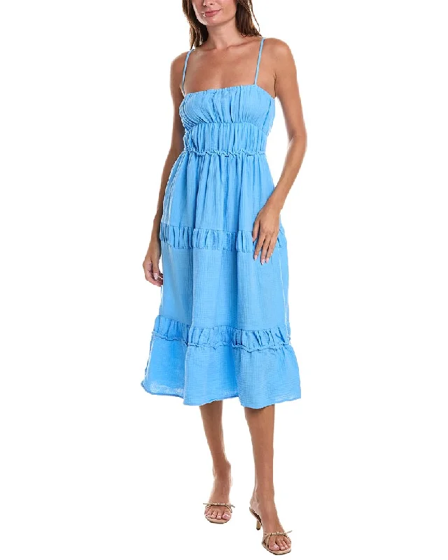 Ocean Drive Gauze Maxi Dress Flowing Maxi Skirt