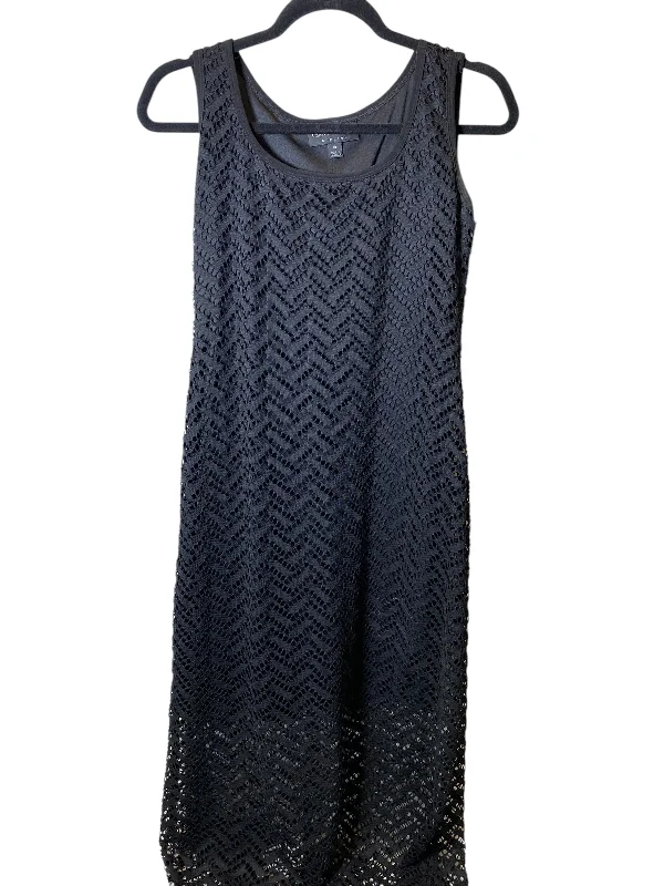 Dress Casual Midi By Connected Apparel In Black, Size: 10 Casual A-line Skirt