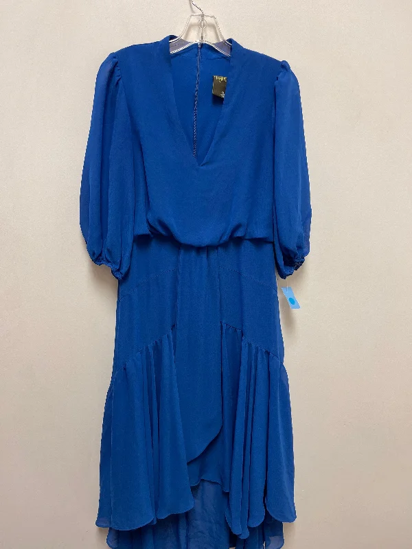 Dress Casual Midi By Taylor In Blue, Size: S Summer Midi Skirt