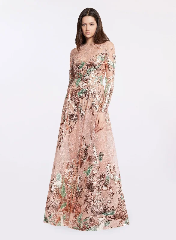 Celestial Embroidered Lace Dress Lace Dress Fit